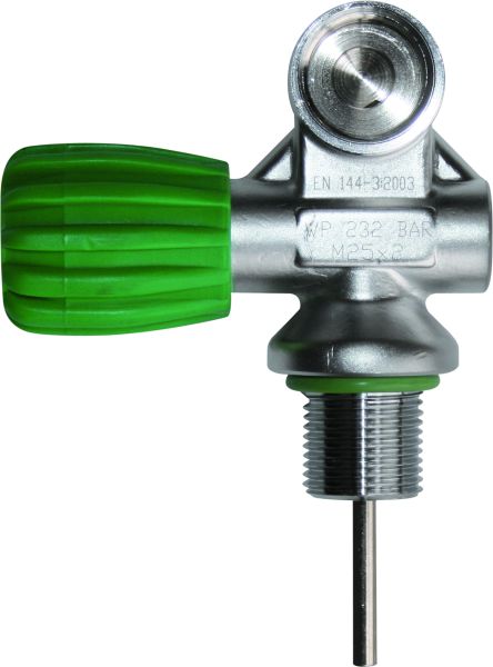 Ventil Mono, 230 Bar, EU NITROX M26/2, inkl. Rubber Knob